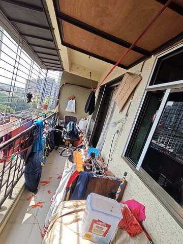 Balcony in 1 BHK Apartment at Yash Amogh, Lalbaug – for Rent