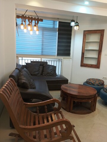 Living Room in 2 BHK Apartment at Shri Radha Sky Gardens, Sector 16b Greater Noida – for Rent