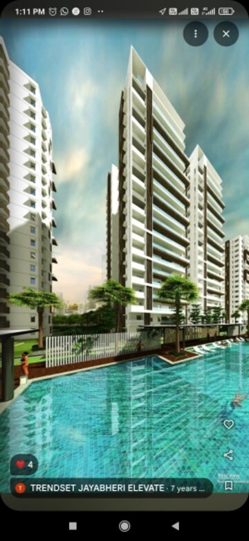 3 BHK Apartment For Rent in Trendset Jayabheri Elevate, Madhapur