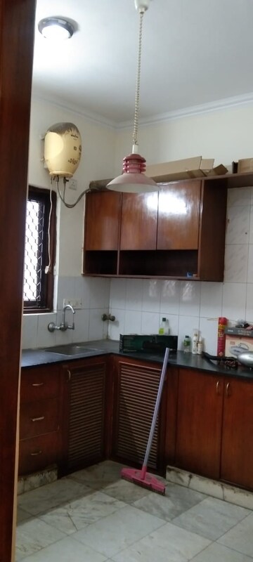 Kitchen in 2 BHK Builder Floor at Mehrauli – for Rent