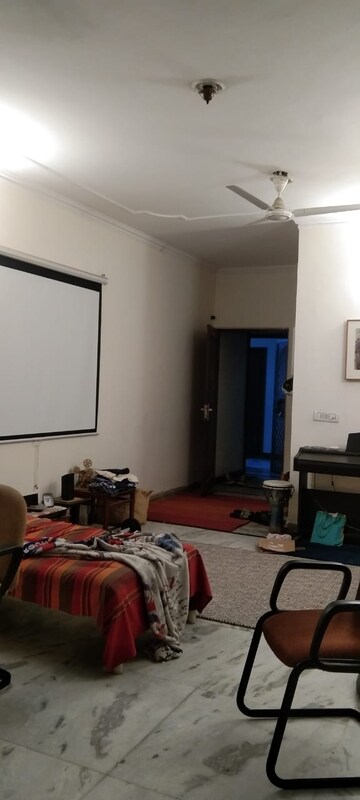Living Room in 2 BHK Builder Floor at Mehrauli – for Rent