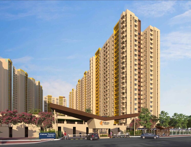 Exterior View, magarpatta-riverview-city 2.5 Bedroom 1008 Sq.Ft. Apartment In Loni Kalbhor Pune 8951599