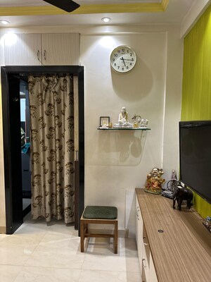 Living Room in 1 BHK Apartment at Railwaymens Apna Ghar CHS, Jogeshwari East – for Sale
