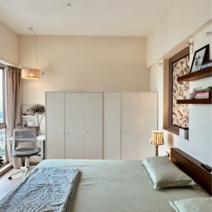 Living Room in 4 BHK Apartment at Sheth Auris Serenity Tower 2, Kanch Pada – for Sale