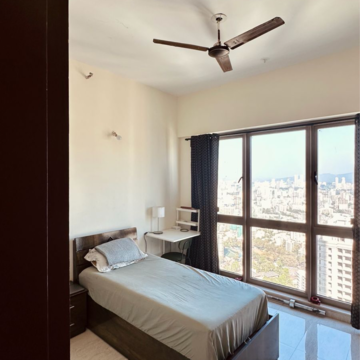 Bedroom in 4 BHK Apartment at Sheth Auris Serenity Tower 2, Kanch Pada – for Sale