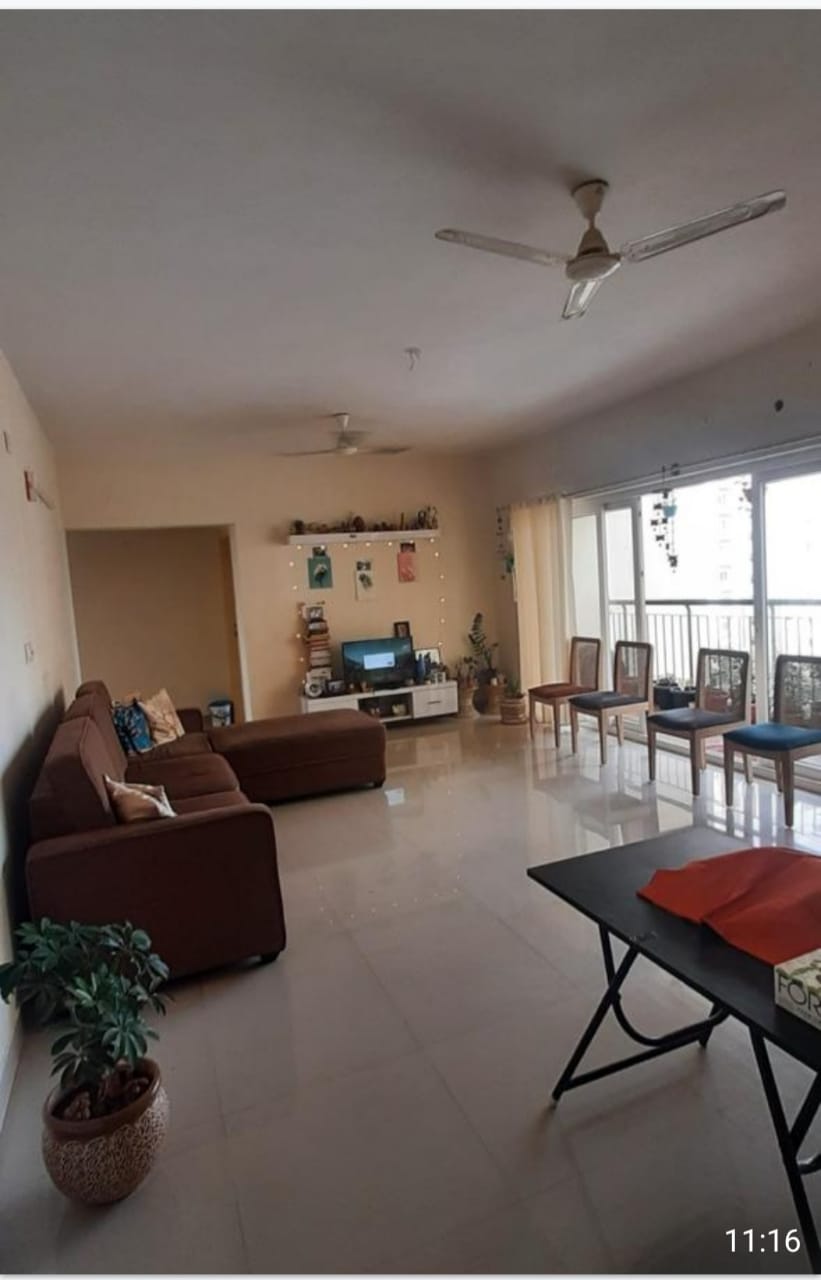 3 BHK + Extra Room Apartment For Rent in MJR Clique Hercules