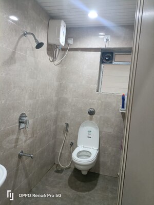 Bathroom in 1 BHK Apartment at Cosmos Habitat, Majiwada – for Sale