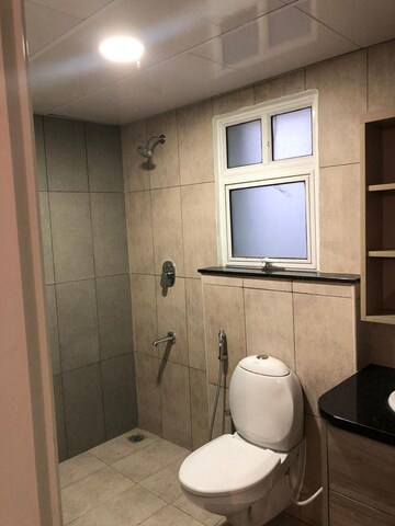 Bathroom in 2 BHK Apartment at Prestige Lakeside Habitat, Varthur – for Rent