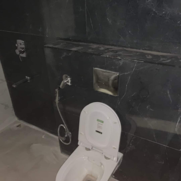 Bathroom in 1 BHK Builder Floor at Aerocity – for Rent