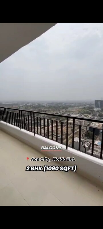 Balcony in 2 BHK Apartment at Ace City, Sector 1 Greater Noida – for Sale