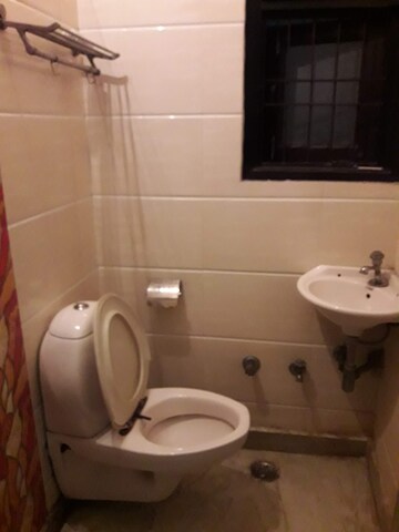 Bathroom in 3 BHK Apartment at Chanderpriya Apartments, Rohini Sector 8 – for Sale