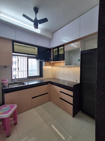 Kitchen in 2 BHK Apartment at Runwal Eirene, Balkum Pada – for Rent