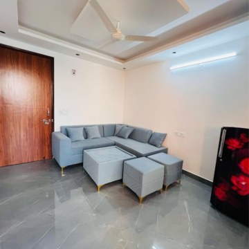 Living Room in 1 BHK Builder Floor at Saket – for Rent