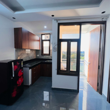 Kitchen in 1 BHK Builder Floor at Saket – for Rent