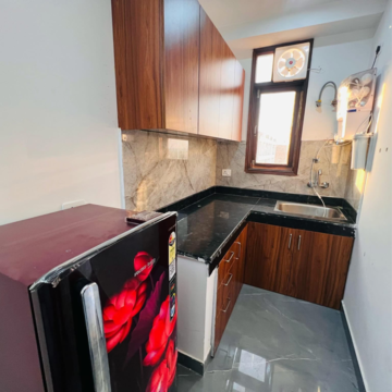 Kitchen in 1 BHK Builder Floor at Saket – for Rent