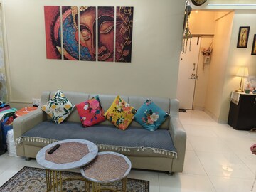 Living Room in 2 BHK Apartment at Riddhi Garden, Malad East – for Rent