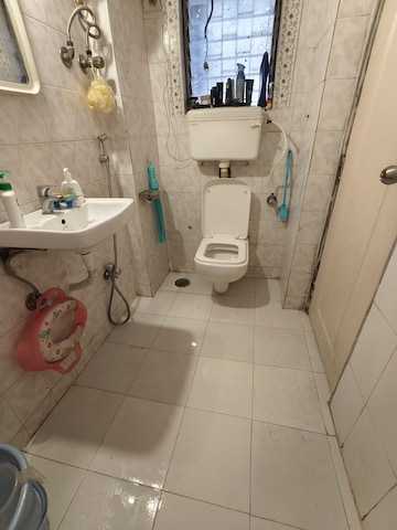 Bathroom in 2 BHK Apartment at Riddhi Garden, Malad East – for Rent