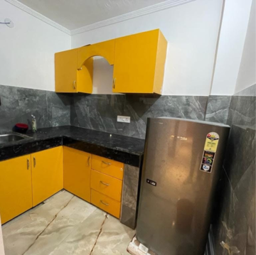 Kitchen in 2 BHK Builder Floor at Saket – for Rent