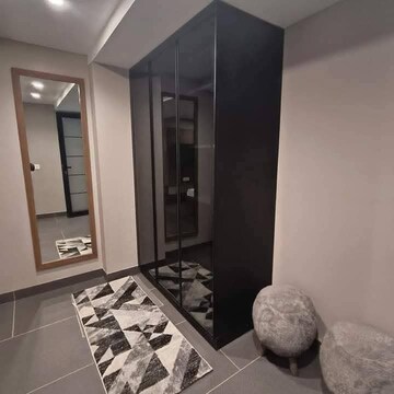 Living Room in 1 BHK Apartment at Real Emporium, Vasai East – for Sale