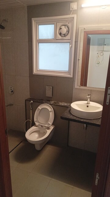 Bathroom in 2.5 BHK Apartment at LnT Raintree Boulevard, Hebbal – for Rent