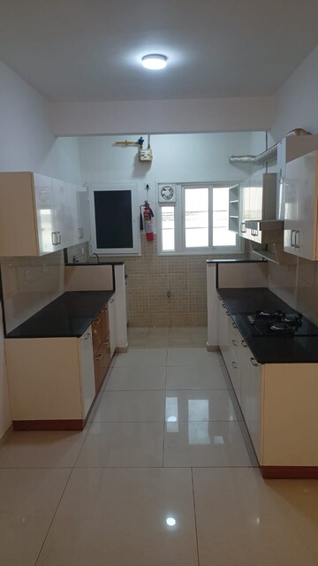Kitchen in 2.5 BHK Apartment at LnT Raintree Boulevard, Hebbal – for Rent