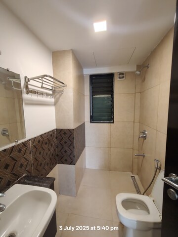 Bathroom in 2 BHK Apartment at Acropolis Purple Nine Hills, Kondhwa – for Rent