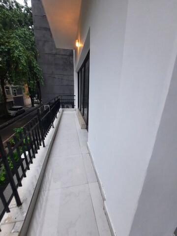 Balcony in 3 BHK Builder Floor at Saket Court Residential Complex, Pushp Vihar – for Rent