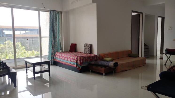 Living Room, akshar-green-world 2 Bedroom 1300 Sq.Ft. Apartment In Dighe Navi Mumbai 8956204