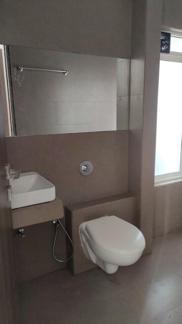 Bathroom in 2 BHK Apartment at Akshar Green World, Dighe – for Rent