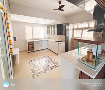 Living Room in 3 BHK Apartment at Prestige Kensington Gardens, Jalahalli – for Rent