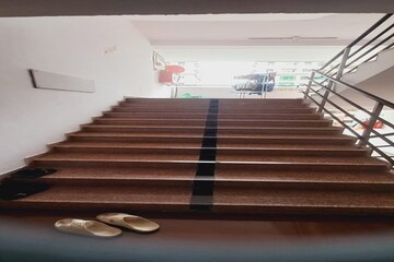 Staircase in 4 BHK Builder Floor at Jahangirabad – for Sale