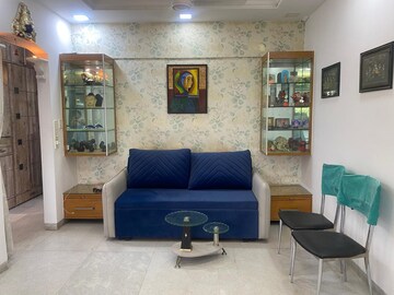 Living Room in 1 BHK Apartment at K Raheja Vihar, Powai – for Rent