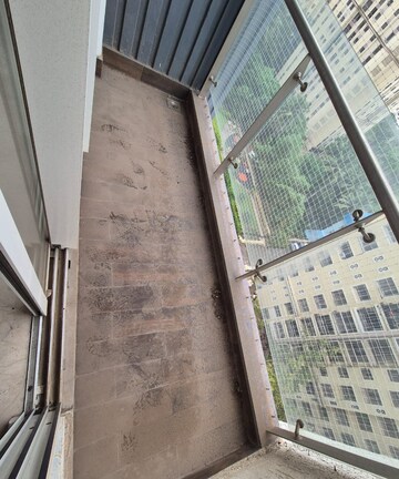 Balcony in 2 BHK Apartment at Courtyard by Narang Realty and The Wadhwa Group, Pokhran Road No Two – for Sale