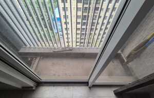 Balcony in 2 BHK Apartment at Courtyard by Narang Realty and The Wadhwa Group, Pokhran Road No Two – for Sale