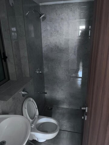 Bathroom in 1 BHK Apartment at Ajmera Arham, Malad West – for Rent