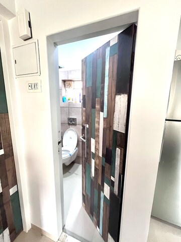 Bathroom in 1 BHK Apartment at Lokhandwala Infrastructure Spring Leaf, Kandivali East – for Rent