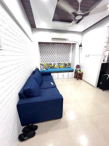 Living Room in 1 BHK Apartment at Lokhandwala Infrastructure Spring Leaf, Kandivali East – for Rent