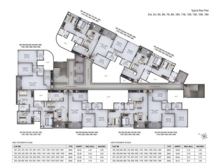 Floor Plan, kumar-purab 2 Bedroom 750 Sq.Ft. Apartment In Hadapsar Pune 8956510