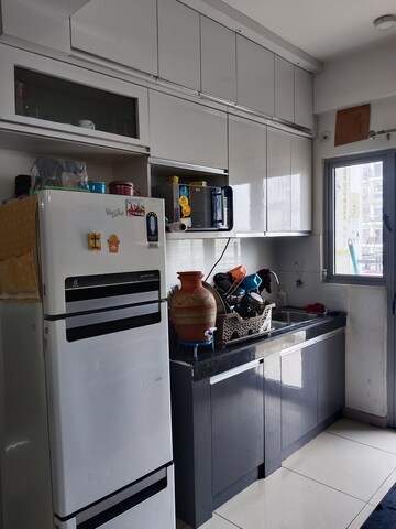 Kitchen in 2.5 BHK Apartment at Gulshan Bellina, Sector 16 Greater Noida – for Rent