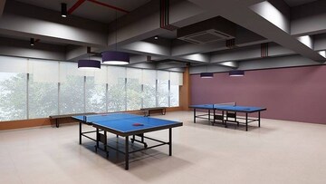 Team Area in 3 BHK Apartment at L&T Raintree Boulevard, Hebbal – for Rent