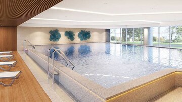 Swimming Pool in 3 BHK Apartment at L&T Raintree Boulevard, Hebbal – for Rent