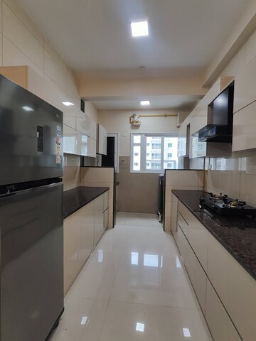 Kitchen in 3 BHK Apartment at L&T Raintree Boulevard, Hebbal – for Rent