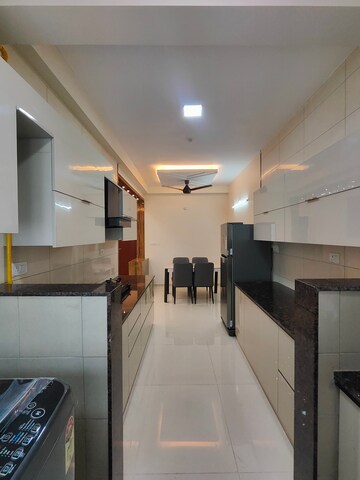 Kitchen in 3 BHK Apartment at L&T Raintree Boulevard, Hebbal – for Rent
