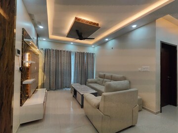 Living Room in 3 BHK Apartment at L&T Raintree Boulevard, Hebbal – for Rent
