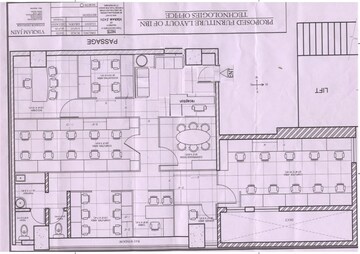 Floor Plan in  Office Space at Suryaprabha Garden, Bibwewadi – for Sale