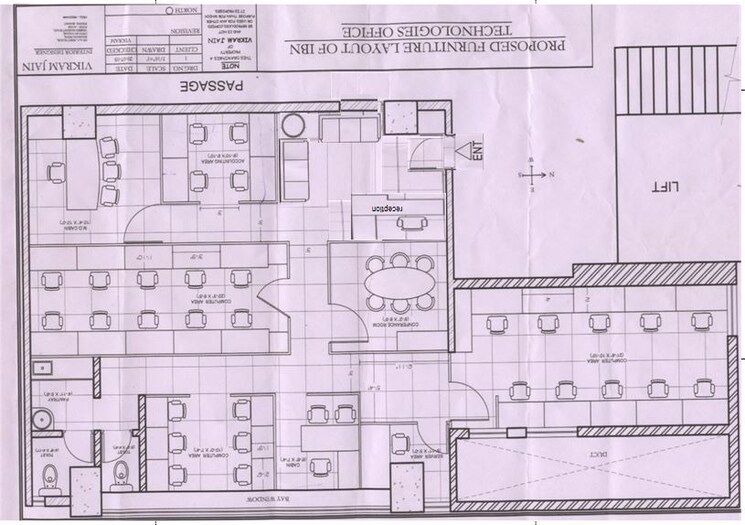 Floor Plan, suryaprabha-garden Commercial Office Space 1555 Sq.Ft. In Bibwewadi Pune 8956563