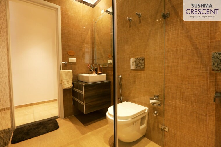 Master Bedroom, sushma-crescent 3 Bedroom 1590 Sq.Ft. Apartment In Dhakoli Zirakpur 8956615