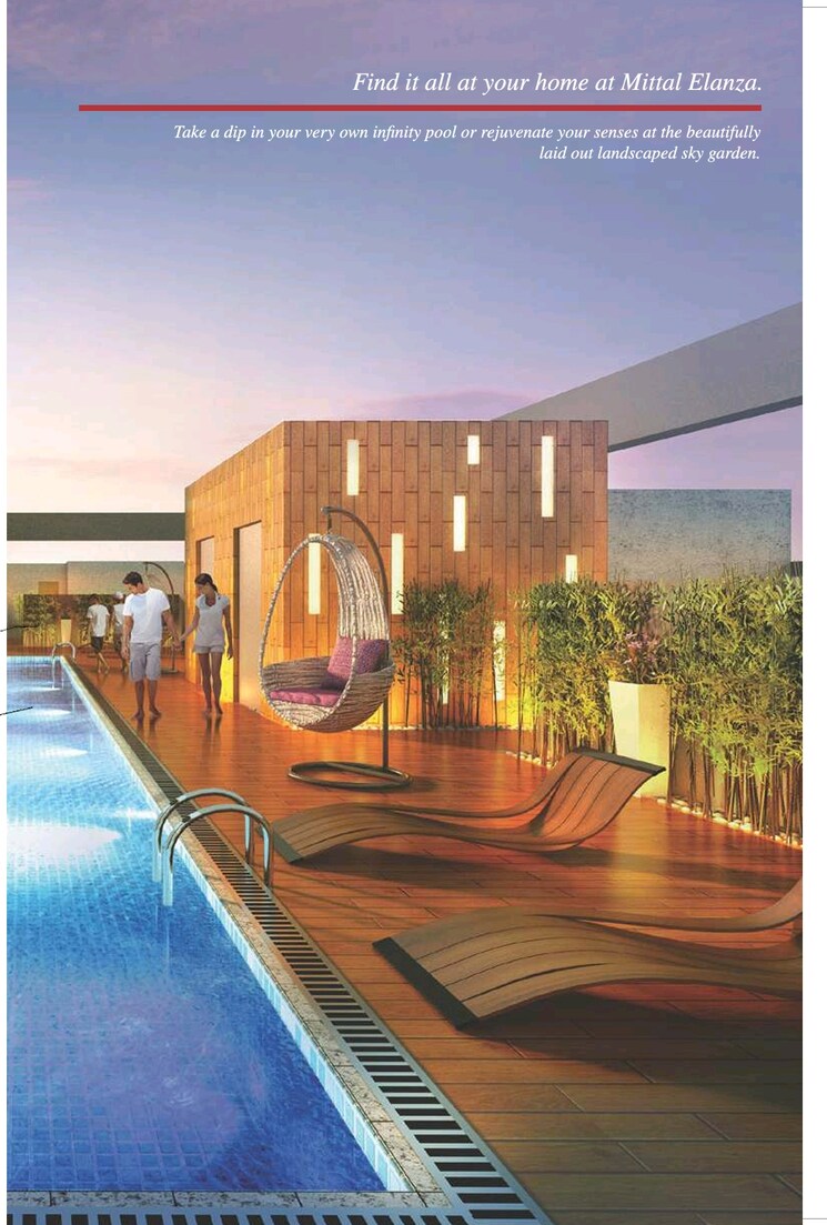 Swimming Pool, mittal-elanza 2 Bedroom 1220 Sq.Ft. Apartment In Yelahanka Bangalore 8956617