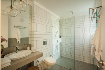 Attached Bathroom in 2 BHK Apartment at Reis Magos – for Sale