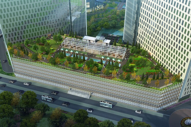 Exterior View, mani-casadona Commercial Office Space 4500 Sq.Ft. In New Town Kolkata 8956713